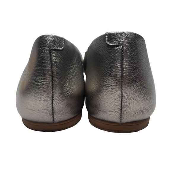 Miz Mooz Ken Pewter Metallic Silver Leather Flats Loafers Womens 41 US 9.5-10 - Picture 9 of 13